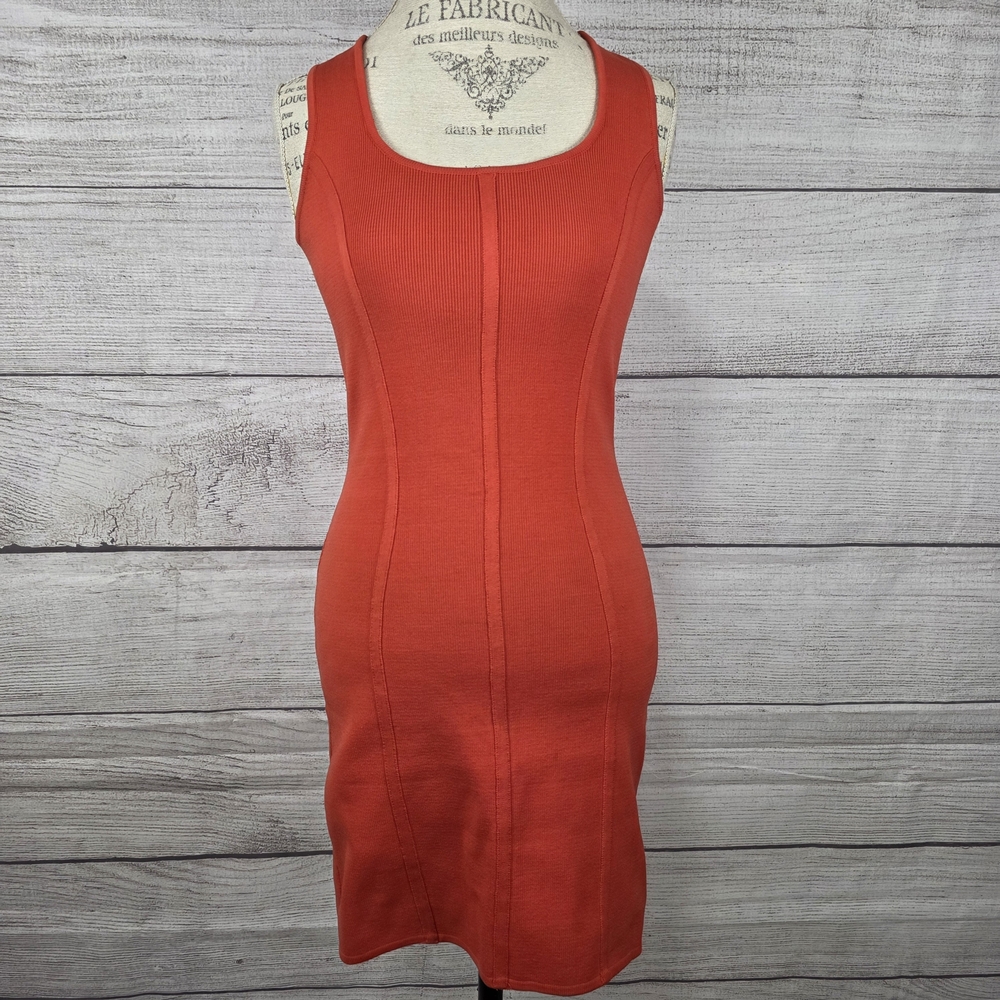 Sincerely Jules Vibrant Orange Midi Dress